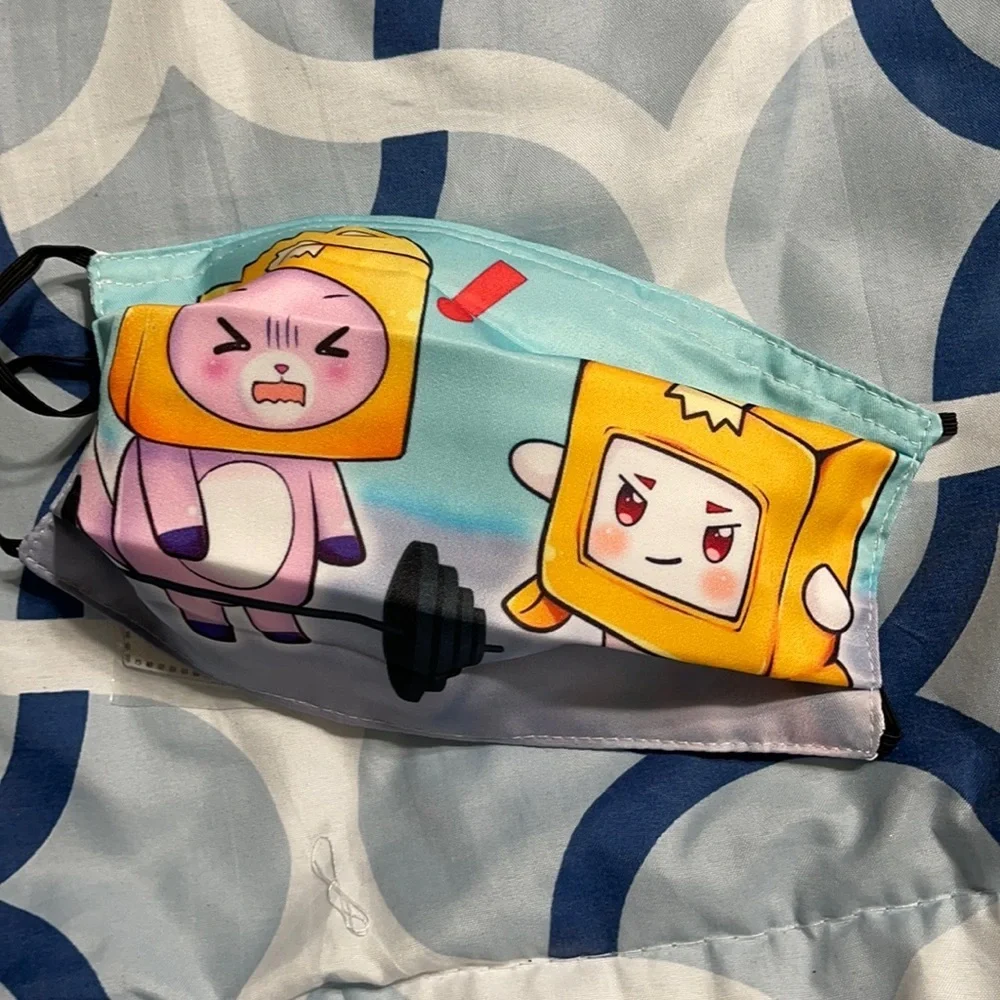 New Boxy cartoon face mask